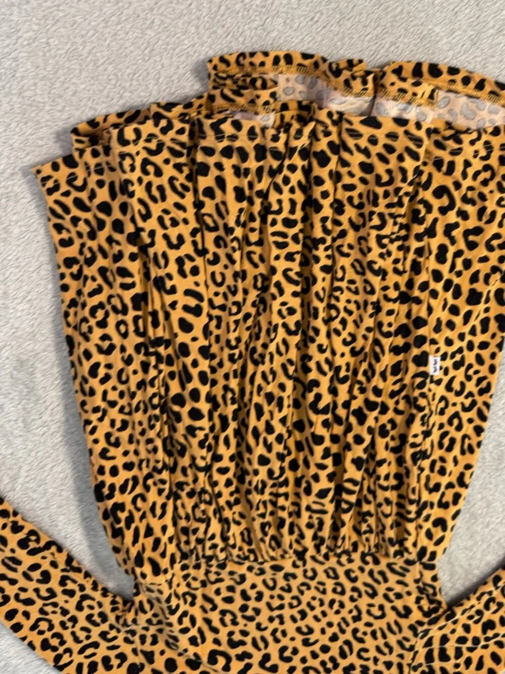 Little Sleepies Leopard Dress DISCONTINUED 12-18 Months